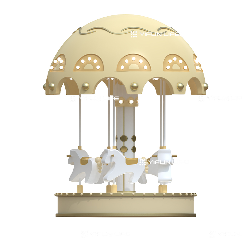 Y30875-Champagne Gold Merry-Go-Round