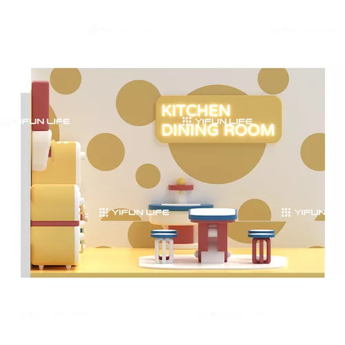 Classic Tri-coloured Kitchen Set