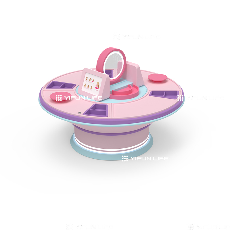 Y10435-Round Makeup Table Set