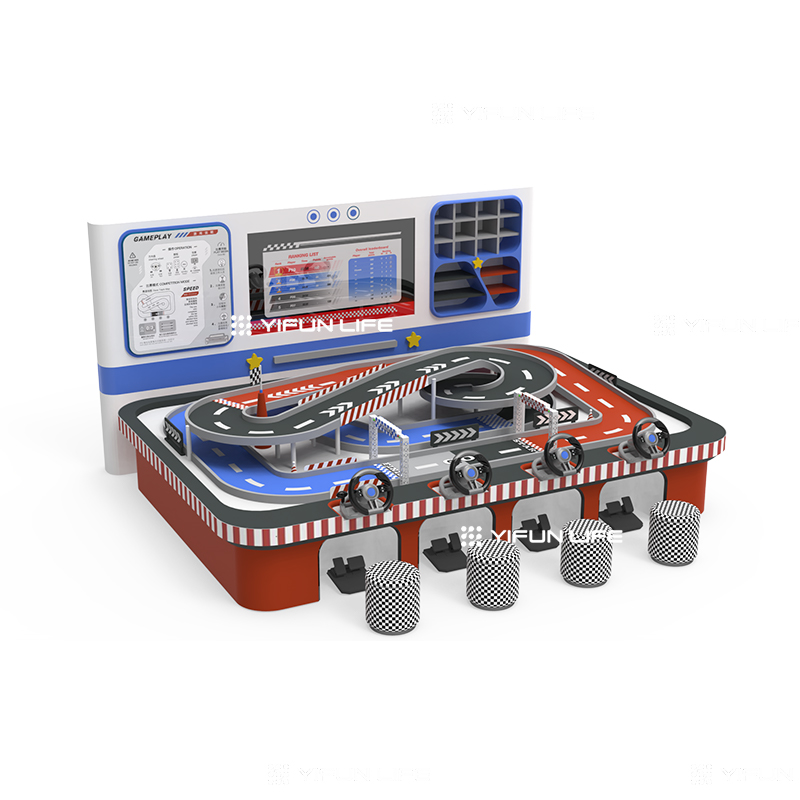 Y10577-Seater Racing Table (with screen)