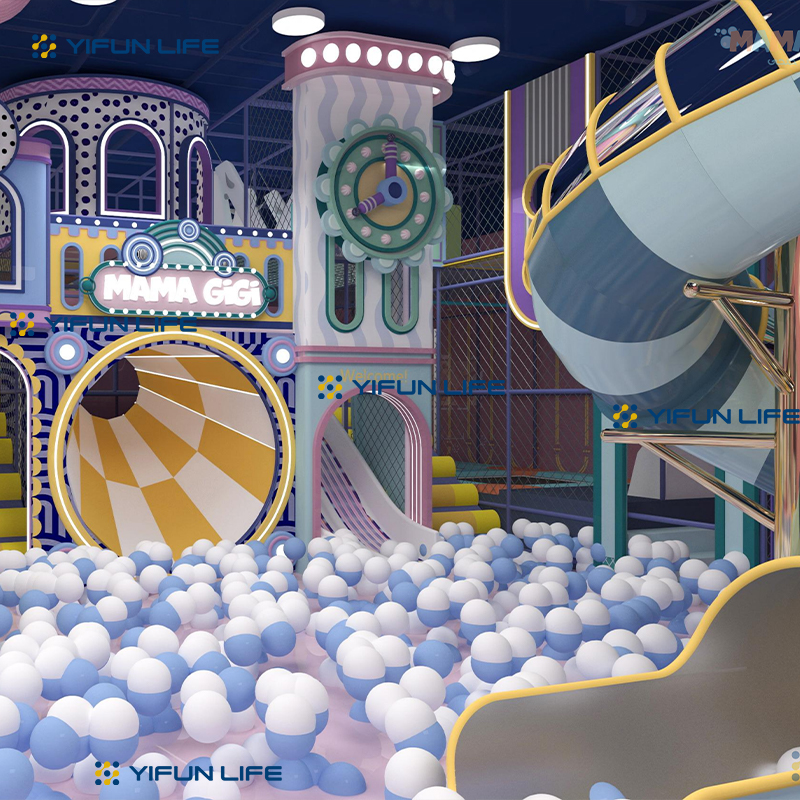 Saudi Arabica 750 Sqm Futuristic Space-Themed Style Indoor Playground Design for Kids Club