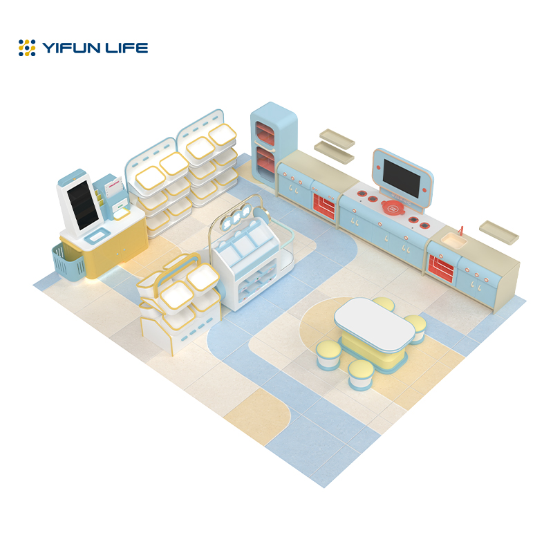 Children’s Kitchen and Supermarket Role-Play Area