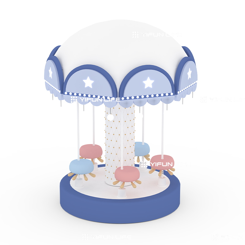 Y30877-Royal Blue Merry-Go-Round