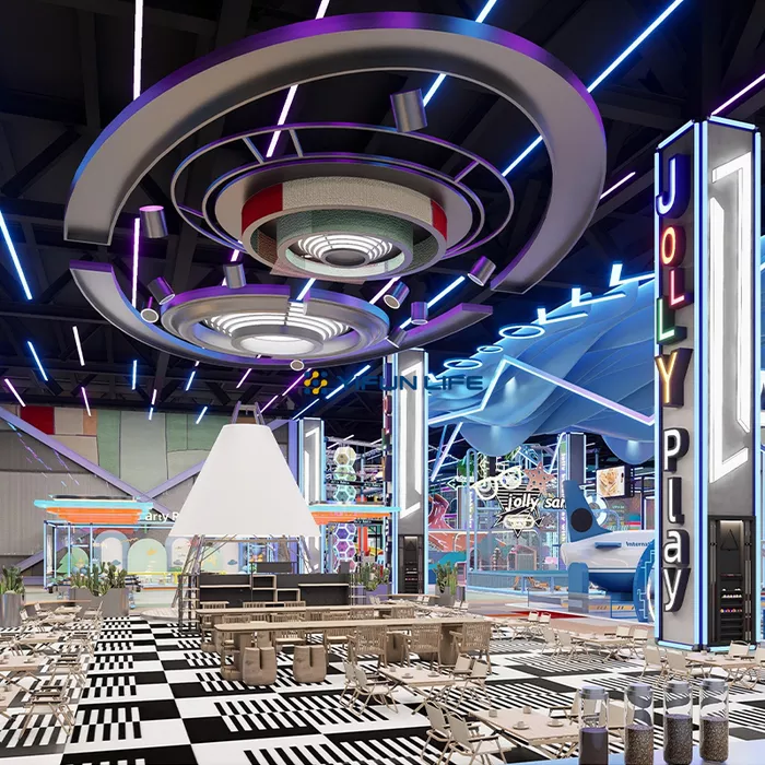 8500 Sqm Jolly Bubble Trendy Paradise Indoor Playground Design for Kids Club