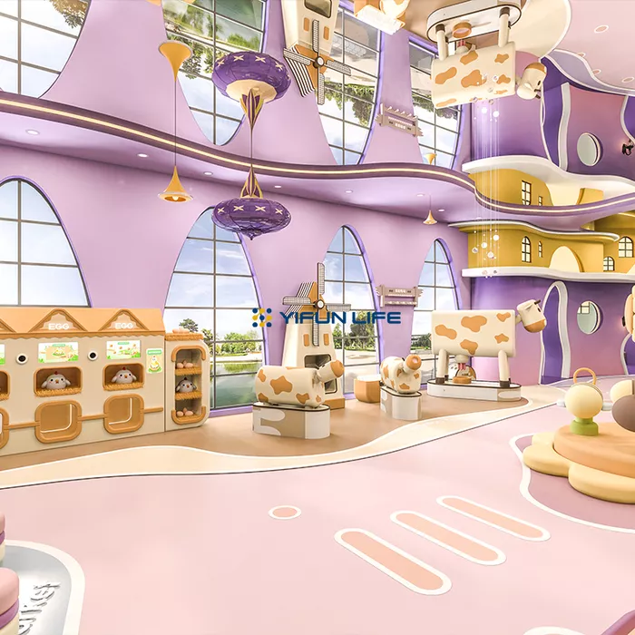 240 Sqm Fantasy Fairy-Tale Town Style Real Estate Projects