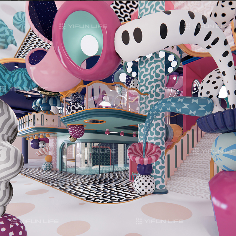 Dubai 1800 Sqm Middle Eastern Candy Style Indoor Playground