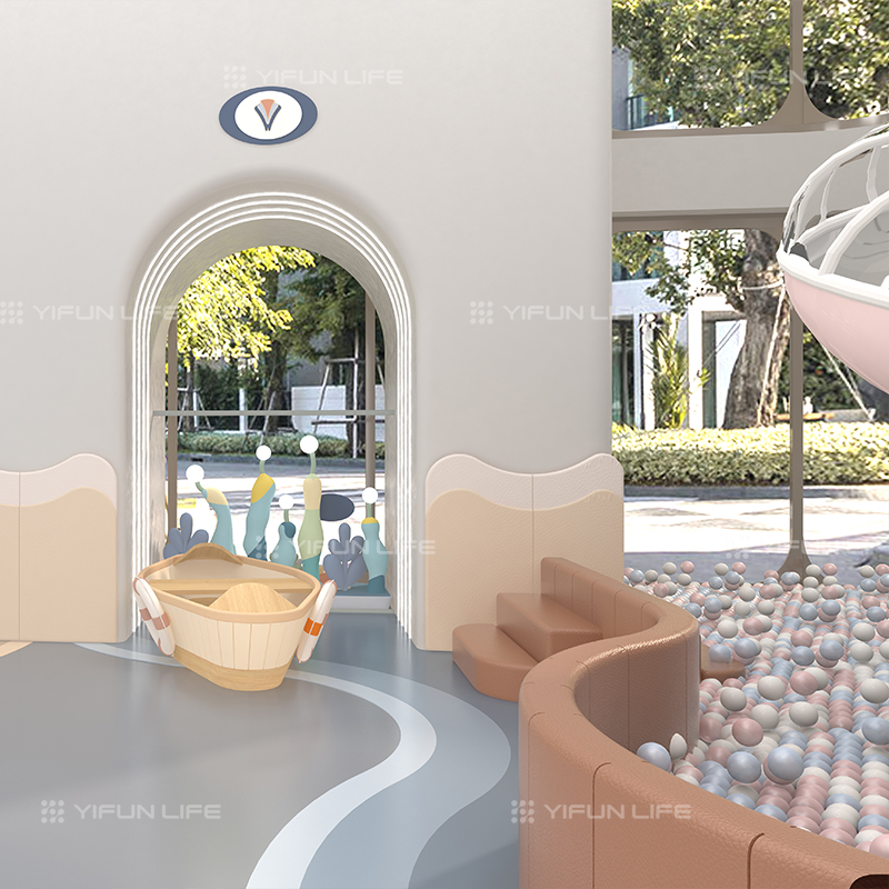 200 Sqm Cartoon Ocean Fantasy Style Real Estate Projects