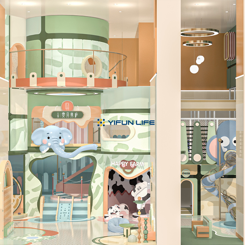 220 Sqm Forest Cartoon Animal Theme Style Real Estate Projects